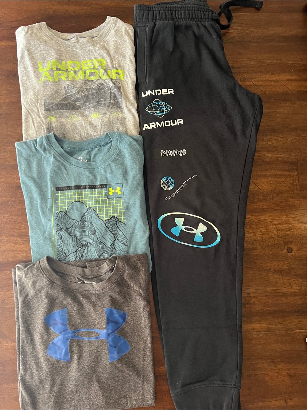 YLG Under Armour Tees and Jogger